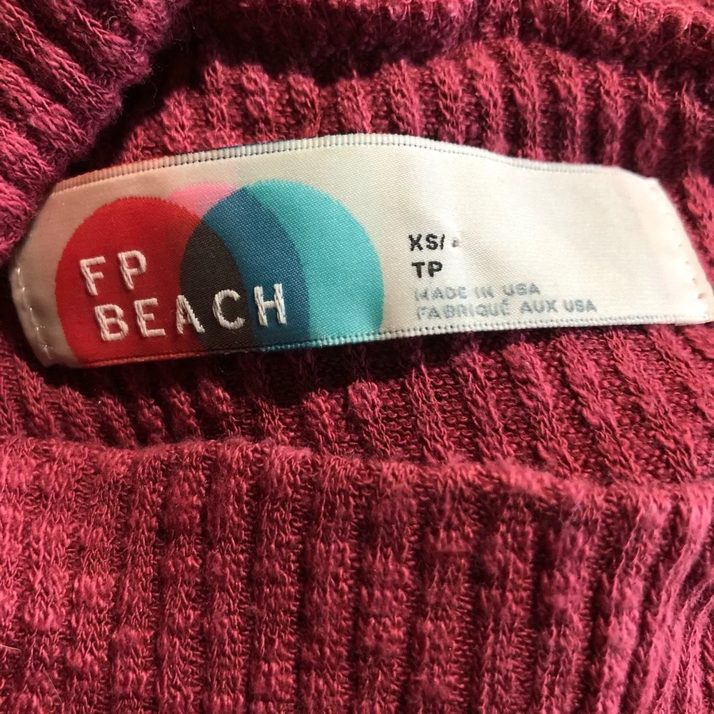 Free People World Traveler Cowl Split Back Sweater